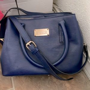 Navy blue Bebe Los Angeles purse